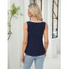 imageBlooming Jelly Womens Business Casual Tank Top Summer Sleeveless Outfits 2025 Spring Trendy Dressy Work ShirtBlue White