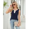 imageBlooming Jelly Womens Business Casual Tank Top Summer Sleeveless Outfits 2025 Spring Trendy Dressy Work ShirtBlue White