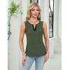 imageBlooming Jelly Womens Business Casual Tank Top Summer Sleeveless Outfits 2025 Spring Trendy Dressy Work ShirtGreen Black