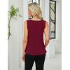 imageBlooming Jelly Womens Business Casual Tank Top Summer Sleeveless Outfits 2025 Spring Trendy Dressy Work ShirtWine Black