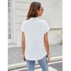 imageBlooming Jelly Womens Linen Button Down Shirts Business Dressy Casual Tops Short Sleeve Pleated Blouses 2024 Summer OutfitsWhite