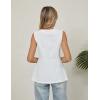 imageBlooming Jelly Womens Summer Tank Tops Button Down Sleeveless Vest Dressy Casual Blouses Business V Neck OutfitsWhite