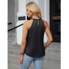 imageBlooming Jelly Womens Summer Tank Tops Satin Business Dressy Casual Blouses Sleeveless Halter Trendy Work Shirts 2025Black