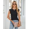 imageBlooming Jelly Womens Summer Tank Tops Sleeveless Business Casual Outfits 2025 Dressy Work Shirts Spring ClothesBlack
