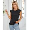 imageBlooming Jelly Womens Summer Tank Tops Sleeveless Business Casual Outfits 2025 Dressy Work Shirts Spring ClothesBlack