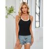 imageBlooming Jelly Womens Tank Top with Built in Bra Ribbed Sleeveless Shirts Cute Summer Camisoles Trendy Clothes 2025Black
