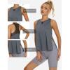 imageBlooming Jelly Womens Tie Dye Workout Tank Tops Raceback Sleeveless Shirts Running Exercise Summer TopGrey