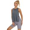 imageBlooming Jelly Womens Tie Dye Workout Tank Tops Raceback Sleeveless Shirts Running Exercise Summer TopGrey