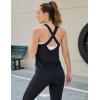 imageBlooming Jelly Womens Workout Tank Tops Crop Athletic Backless Gym Shirts Sleeveless Loose Fit Yoga TopsBlackcriss Cross