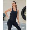 imageBlooming Jelly Womens Workout Tank Tops Crop Athletic Backless Gym Shirts Sleeveless Loose Fit Yoga TopsBlackcriss Cross