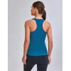 imageBlooming Jelly Womens Workout Tank Tops Sleeveless Running Athletic Shirts Drawstring Racerback Gym Clothes 2025Blue Green