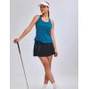 imageBlooming Jelly Womens Workout Tank Tops Sleeveless Running Athletic Shirts Drawstring Racerback Gym Clothes 2025Blue Green
