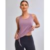 imageBlooming Jelly Womens Workout Tank Tops Sleeveless Running Athletic Shirts Drawstring Racerback Gym Clothes 2025Purple