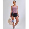 imageBlooming Jelly Womens Workout Tank Tops Sleeveless Running Athletic Shirts Drawstring Racerback Gym Clothes 2025Purple