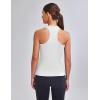 imageBlooming Jelly Womens Workout Tank Tops Sleeveless Running Athletic Shirts Drawstring Racerback Gym Clothes 2025White