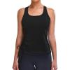 imageBlooming Jelly Womens Workout Tank Tops Sleeveless Running Athletic Shirts Drawstring Racerback Gym Clothes 2025Black