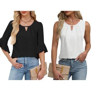imageBlooming Jelly Womens Summer Business Casual Tops 2025