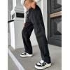 imageBlooming Jelly Cargo Pants for Women Lightweight Y2K Pants Casual Wide Leg Hiking Pants with Pockets Parachute PantsBlack