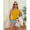 imageBlooming Jelly Womens Business Casual Tank Top Summer Sleeveless Outfits 2025 Spring Trendy Dressy Work ShirtYellow