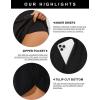 imageBlooming Jelly Womens High Waisted Running Shorts Athletic Workout Shorts Quick Dry Pants with Zipper PocketBlack