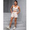 imageBlooming Jelly Womens Two Piece Lounge Sets 2 Piece Shorts Outfits Sets Sleeveless Crop Tank and Shorts SweatsuitsBeige