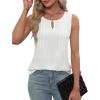 imageBlooming Jelly Womens Sleeveless Tank Tops Business Work Blouse Dressy Casual Shirts Trendy OutfitsWhite02