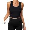 imageBlooming Jelly Womens Workout Tank Tops Backless Crop Tanks Open Back Top Athletic Tank Tops Muscle Yoga Gym Clothes