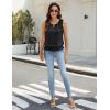 imageBlooming Jelly Womens Summer Silk Satin Tank Top Business Dressy Casual Outfits Trendy Sleeveless Tops 2025 FashionBlack