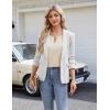 imageBlooming Jelly Womens Summer Tank Top Business Casual Outfits Dressy Work Blouses Satin Sleeveless Keyhole ShirtsApricot